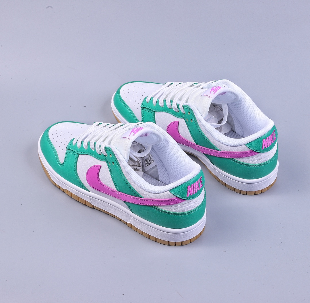 Epic cost-effective NK DUNK Low white green purple FD9922-151