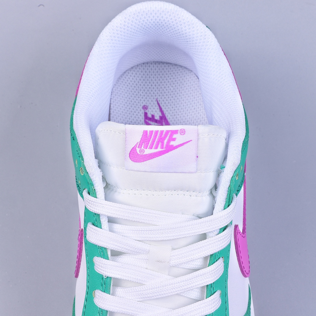 Epic cost-effective NK DUNK Low white green purple FD9922-151