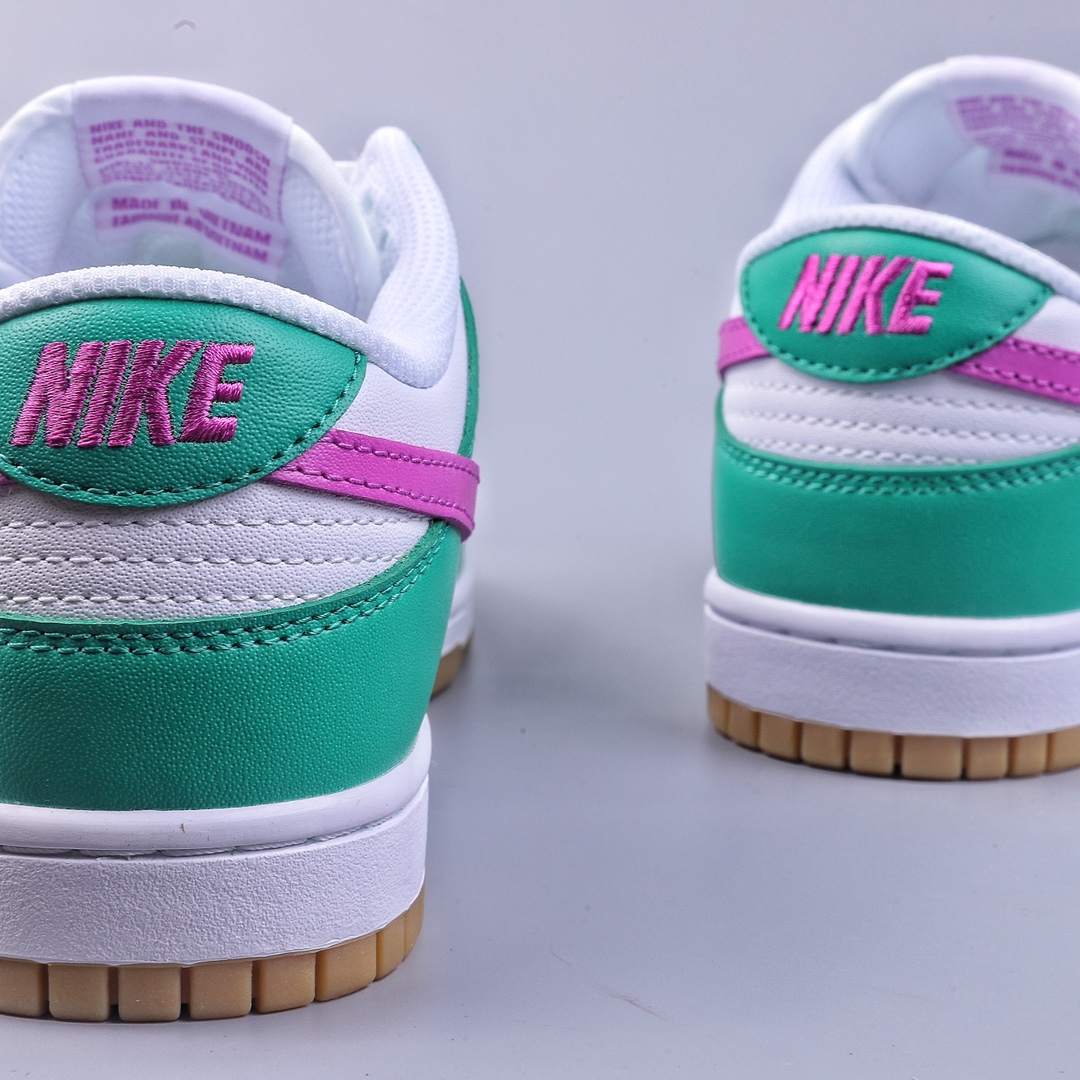 Epic cost-effective NK DUNK Low white green purple FD9922-151