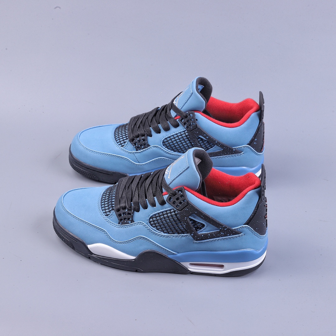 Enhanced cost-effectiveness Travis Scott x Air Jordan AJ4 TS joint ice blue 308497-406