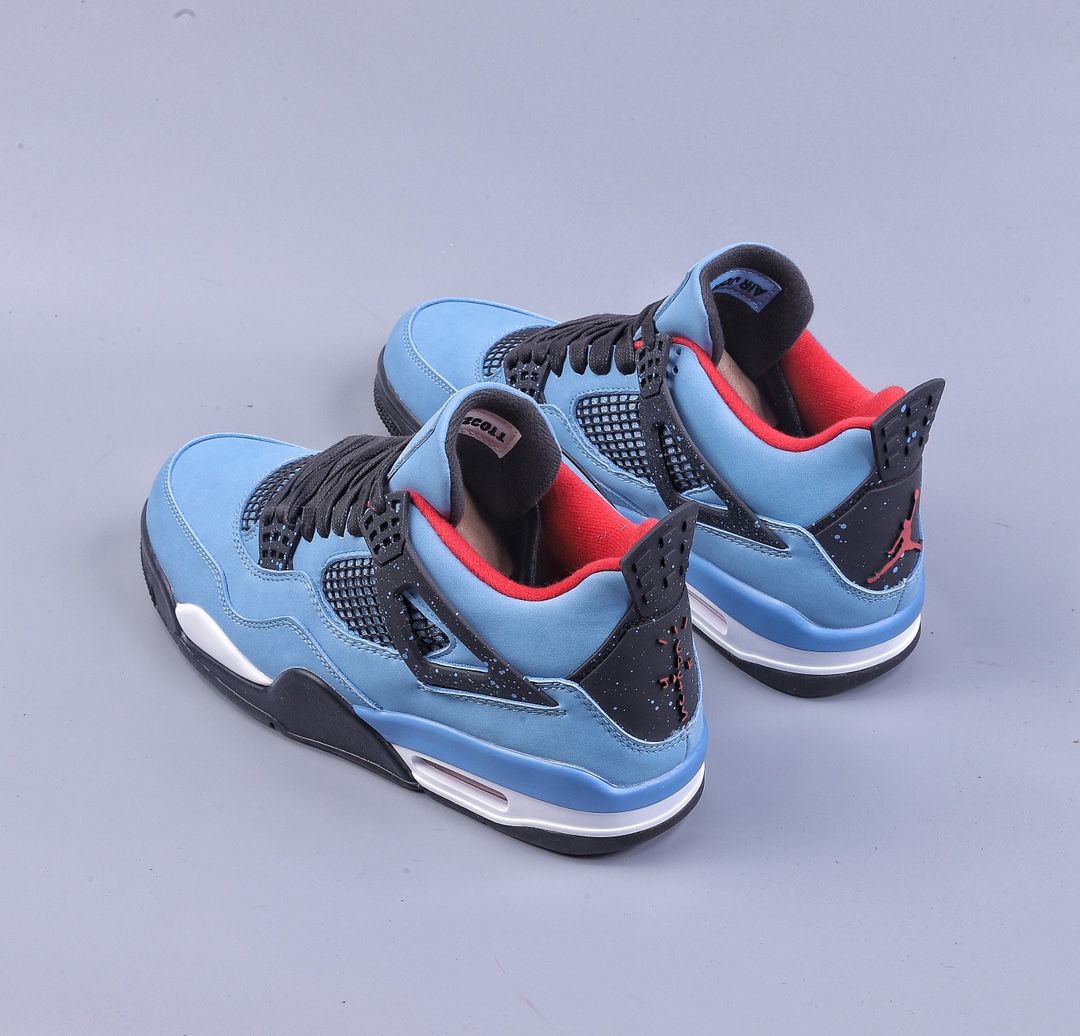 Enhanced cost-effectiveness Travis Scott x Air Jordan AJ4 TS joint ice blue 308497-406