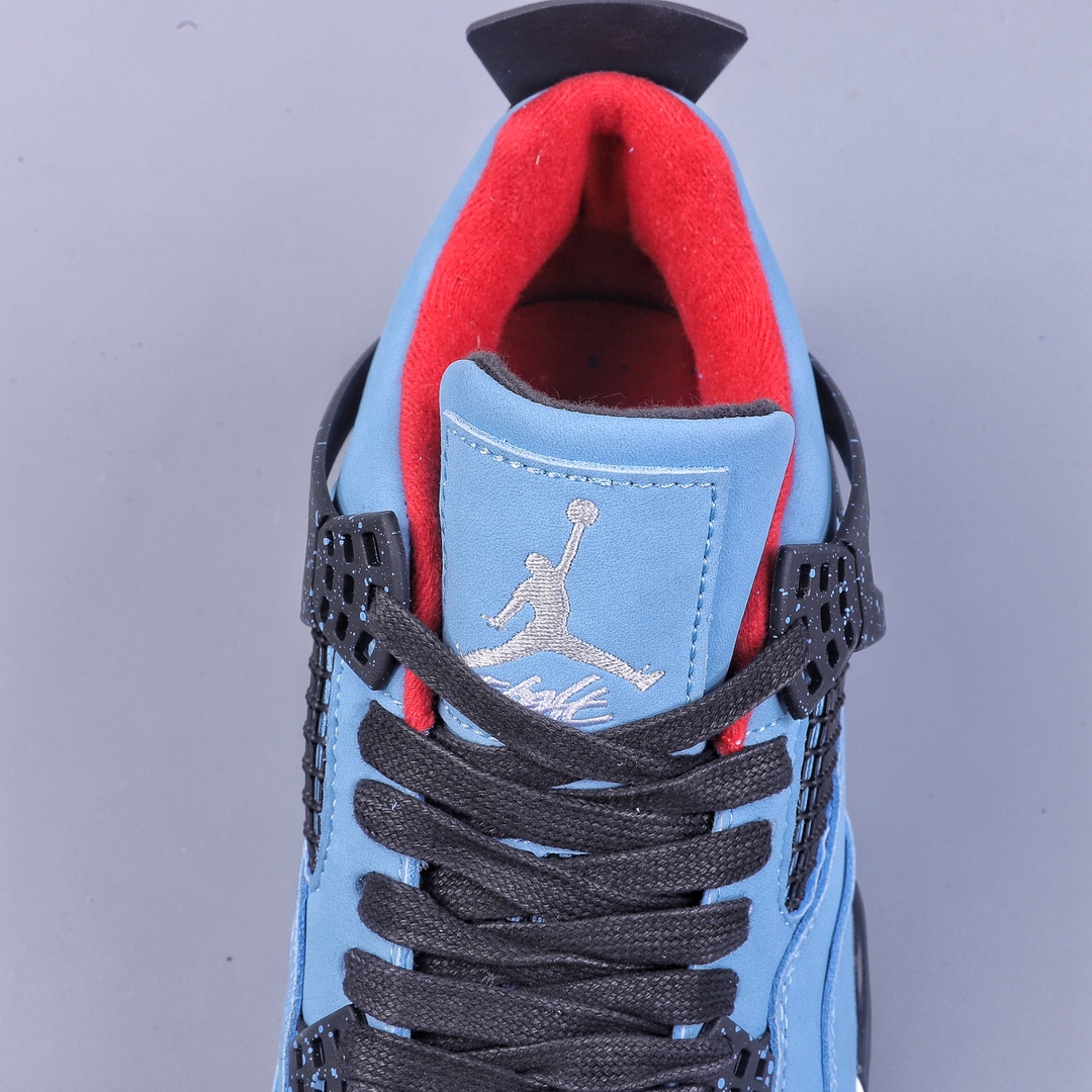 Enhanced cost-effectiveness Travis Scott x Air Jordan AJ4 TS joint ice blue 308497-406