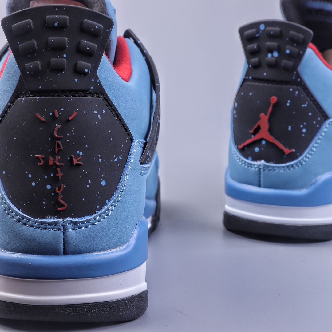 Enhanced cost-effectiveness Travis Scott x Air Jordan AJ4 TS joint ice blue 308497-406