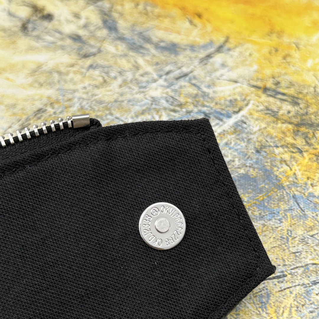 Black Damier Ebene Wash Bag - Back View