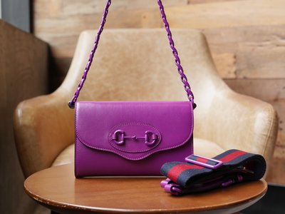 Gucci Horsebit Good
 Handbags Crossbody & Shoulder Bags Blue Purple Red 1955 Chains