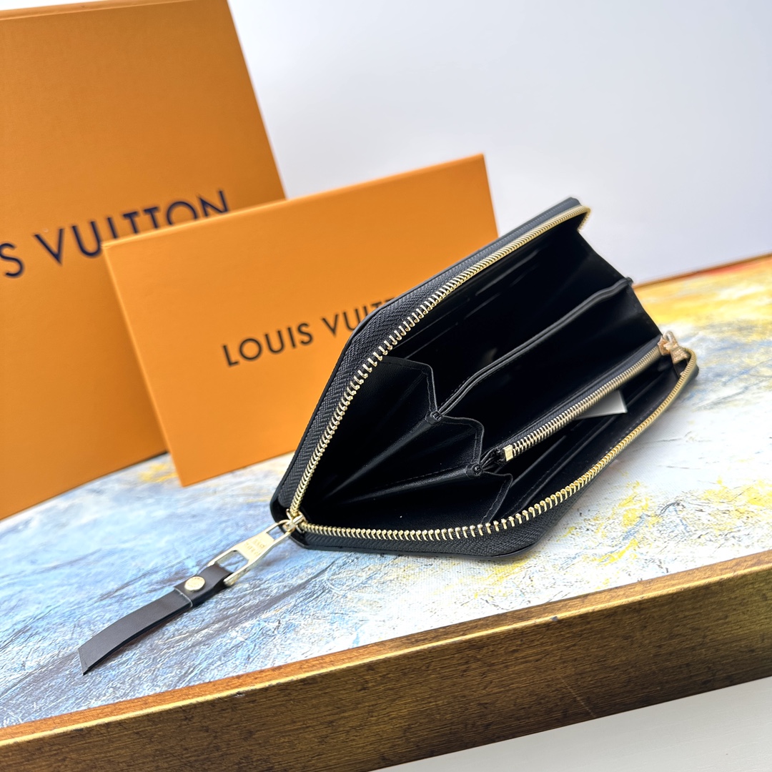 Bifold wallet showing minimalist design details