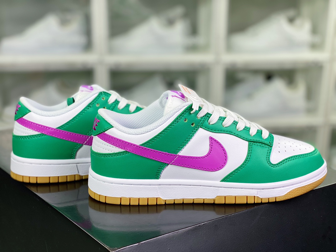 220 Wmns SB Dunk Low Retro”Joker”扣篮系列低帮休闲运动滑板板鞋“白绿紫巴斯光年”FD9922-151