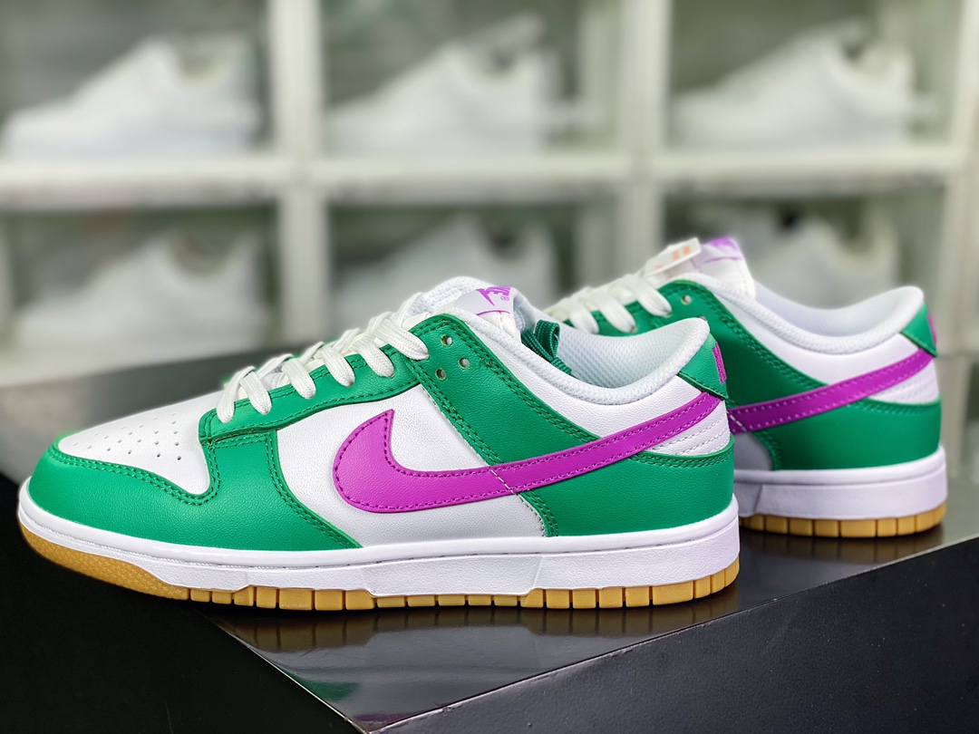 220 Wmns SB Dunk Low Retro”Joker”扣篮系列低帮休闲运动滑板板鞋“白绿紫巴斯光年”FD9922-151