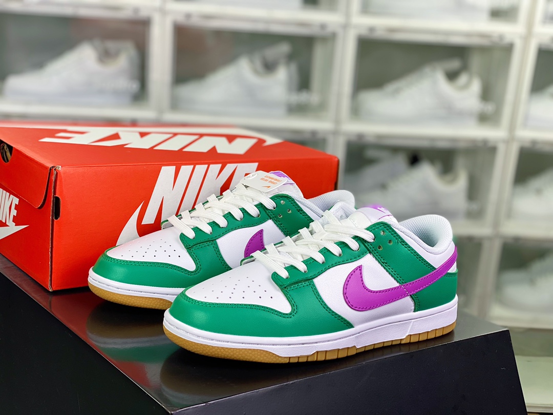 220 Wmns SB Dunk Low Retro”Joker”扣篮系列低帮休闲运动滑板板鞋“白绿紫巴斯光年”FD9922-151