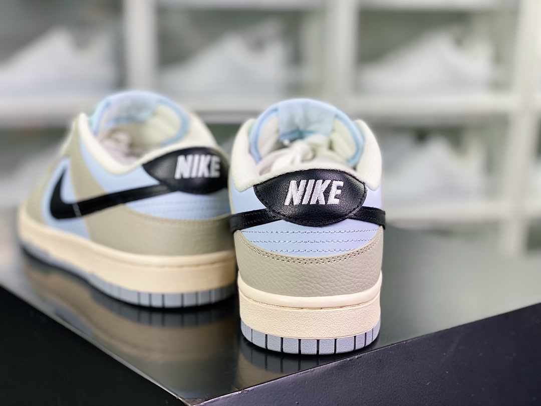 280 SB Dunk Low Premium”Khaki Light Blue”扣篮系列低帮板鞋“拼接卡其淡蓝黑钩子”304714-005