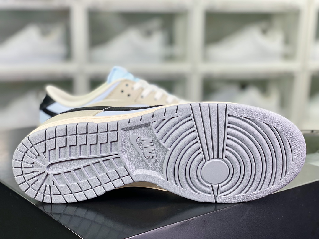 280 SB Dunk Low Premium”Khaki Light Blue”扣篮系列低帮板鞋“拼接卡其淡蓝黑钩子”304714-005