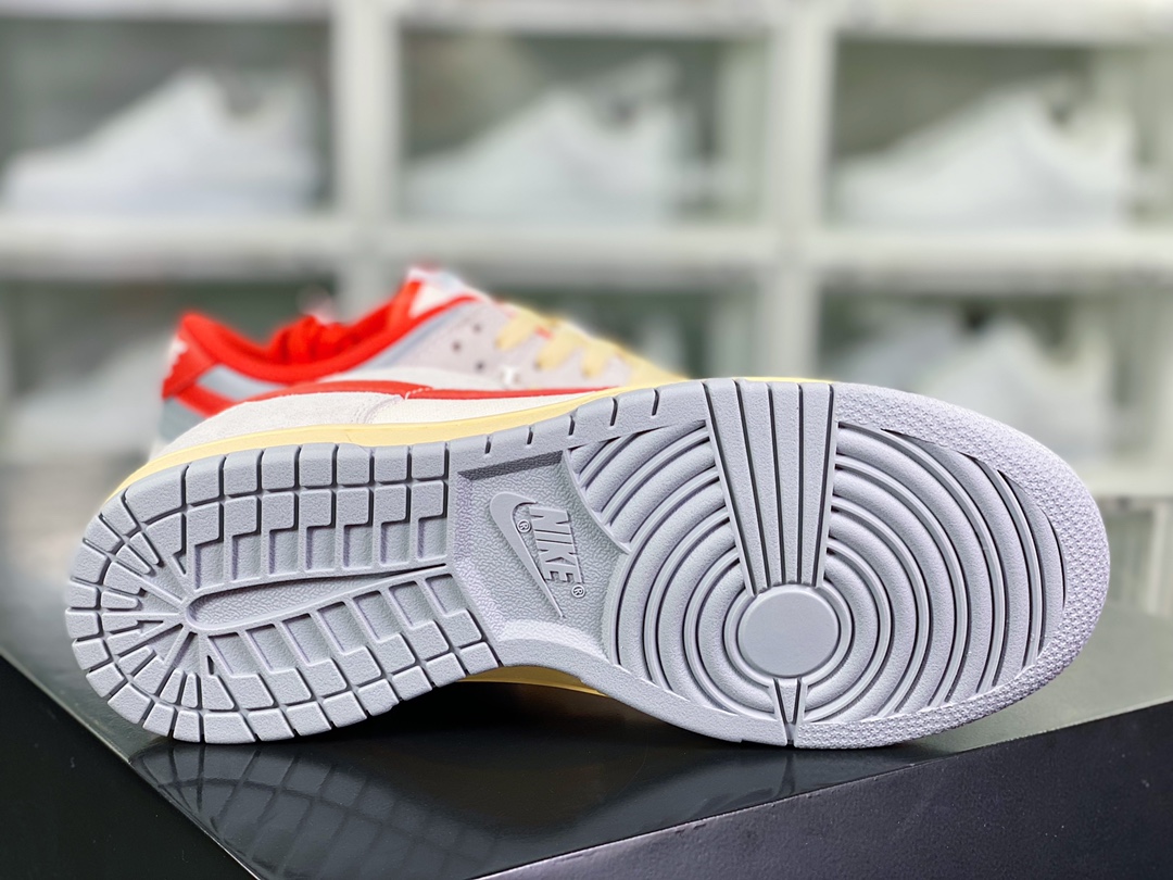 220 SB Dunk Low 85”Athletic Department”扣篮系列低帮板鞋“浅灰白红氧化”FJ5429-133