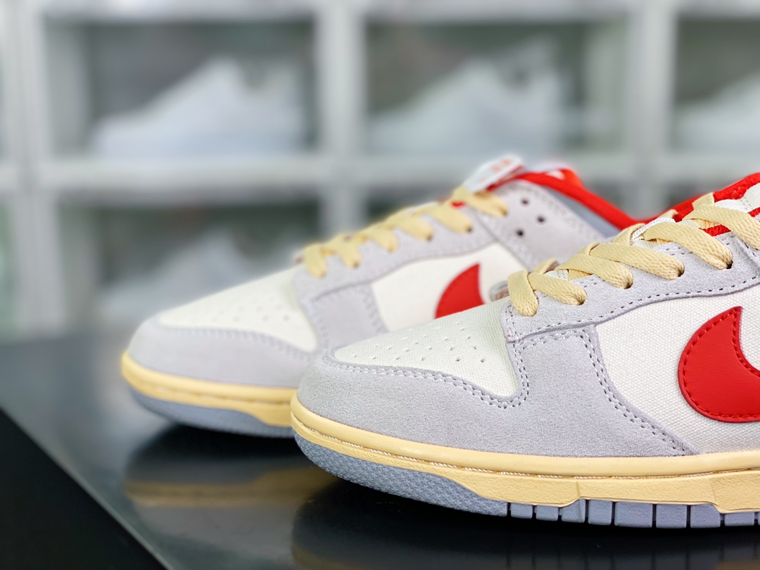 220 SB Dunk Low 85”Athletic Department”扣篮系列低帮板鞋“浅灰白红氧化”FJ5429-133