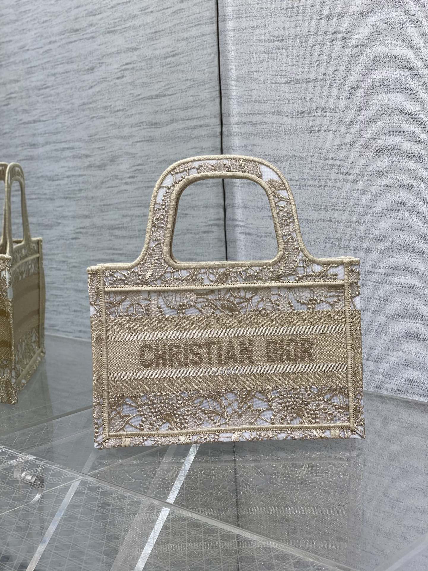 DIOR Tote Lace Mini Handbag