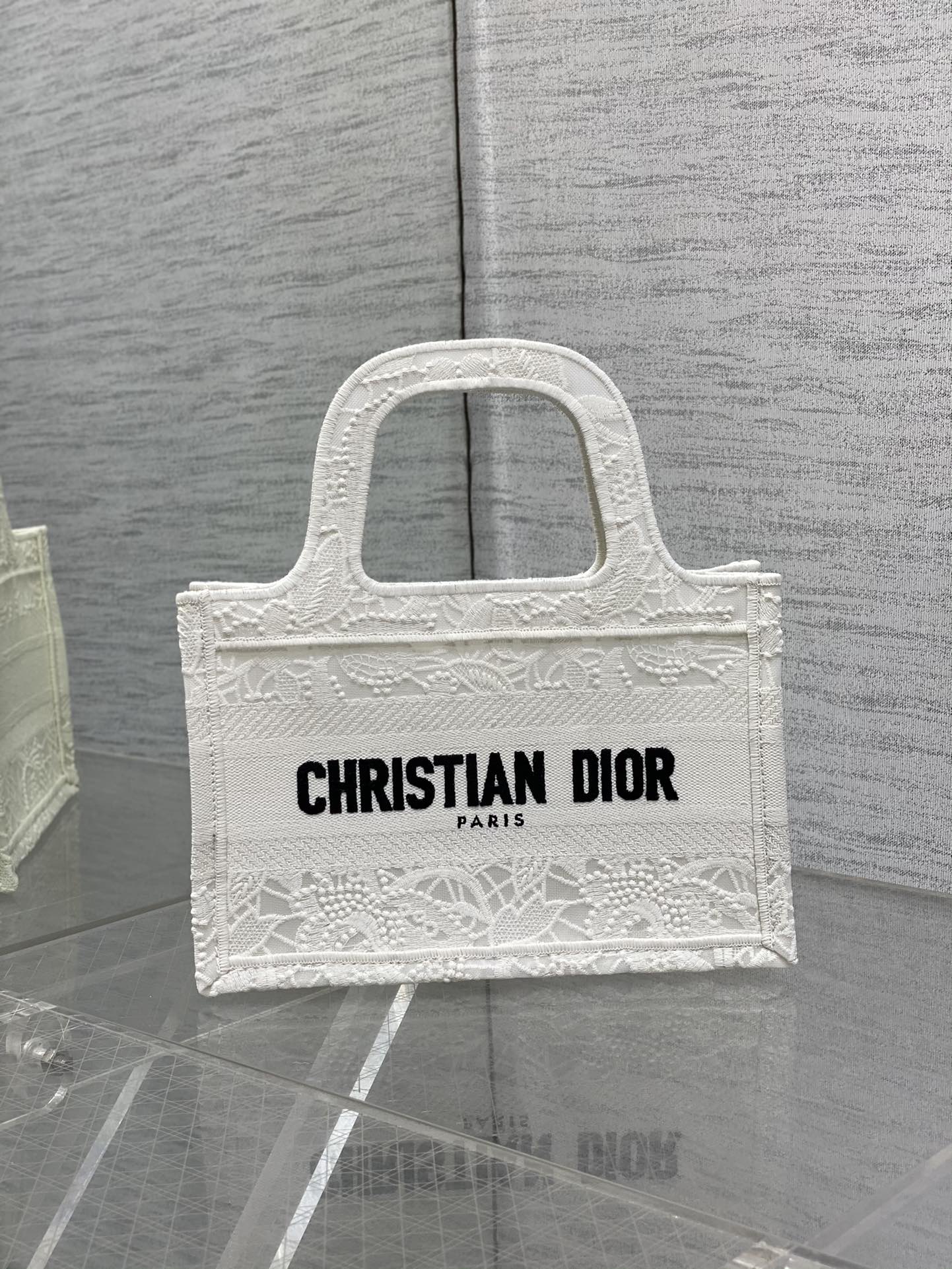 Dior Tote Lace Mini Handbag