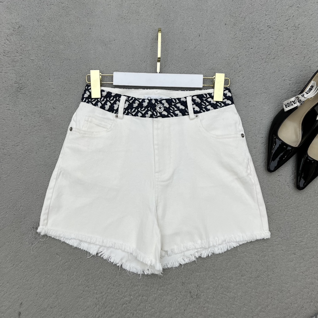 Dior Clothing Jeans Shorts Printing Summer Collection