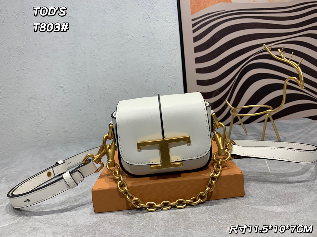 p420 TOD’S TTIMELESS Nano 斜挎小包出货 本款超小号手袋