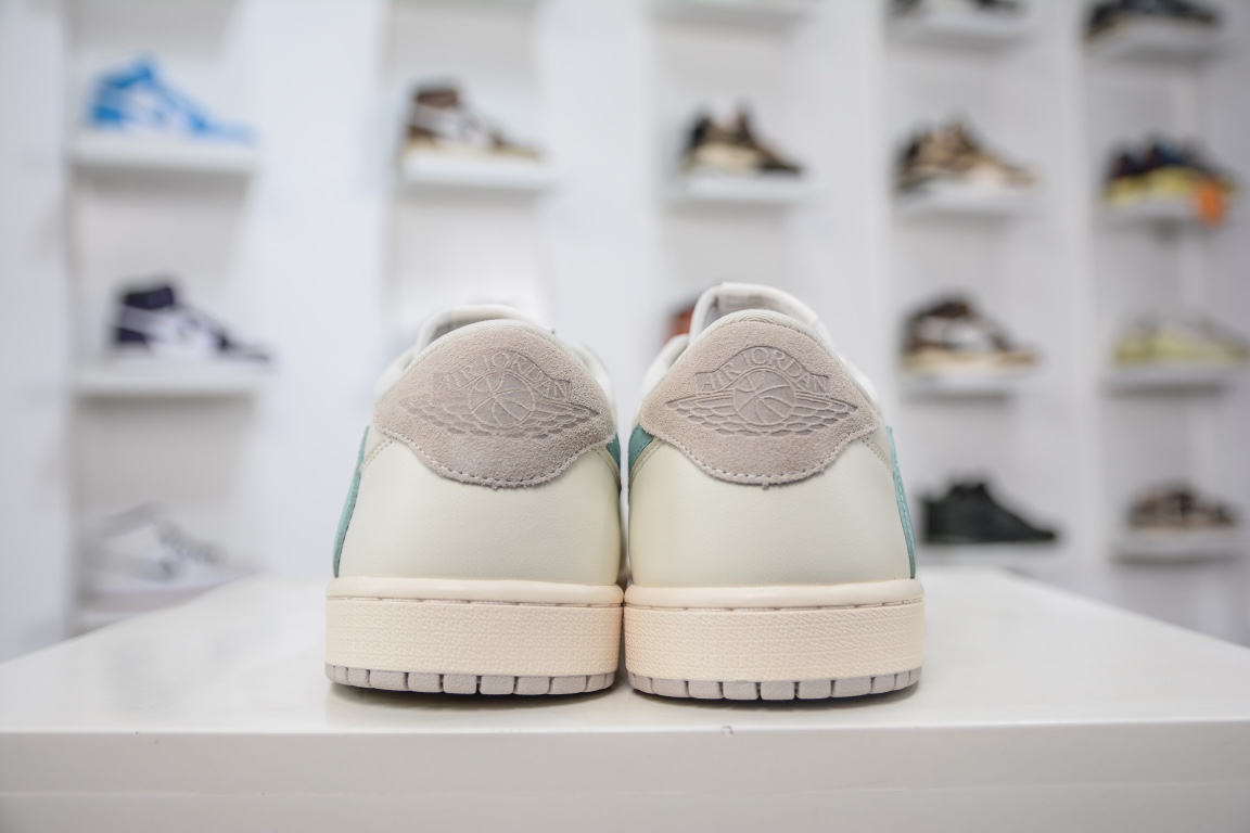 220 Fragment x Travis Scott x Air Jordan 1 Low 三方联名闪电倒钩低帮 白 蒂芙尼 DM7866-312