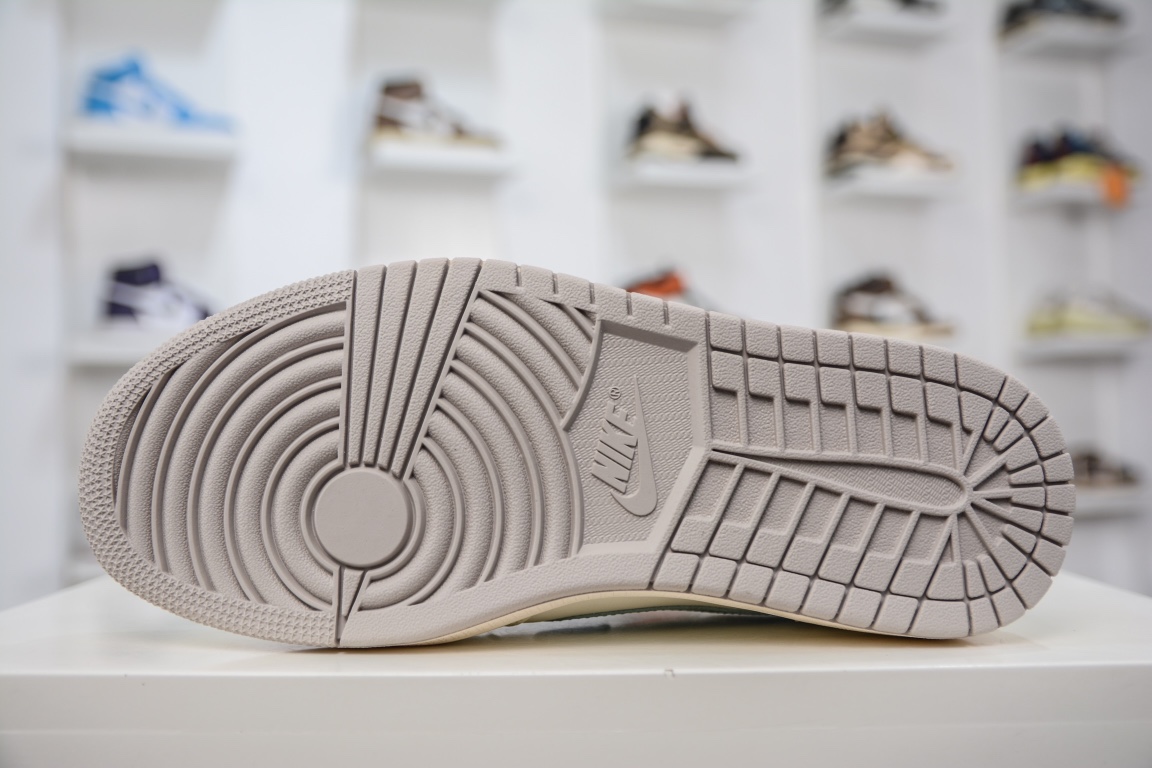 220 Fragment x Travis Scott x Air Jordan 1 Low 三方联名闪电倒钩低帮 白 蒂芙尼 DM7866-312