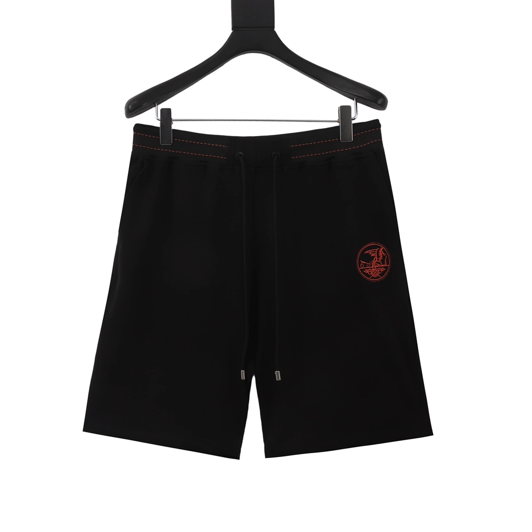 Pantalones cortos casuales de Hermès con logotipo bordado, básicos versátiles. Estos pantalones cortos merecen la pena,…