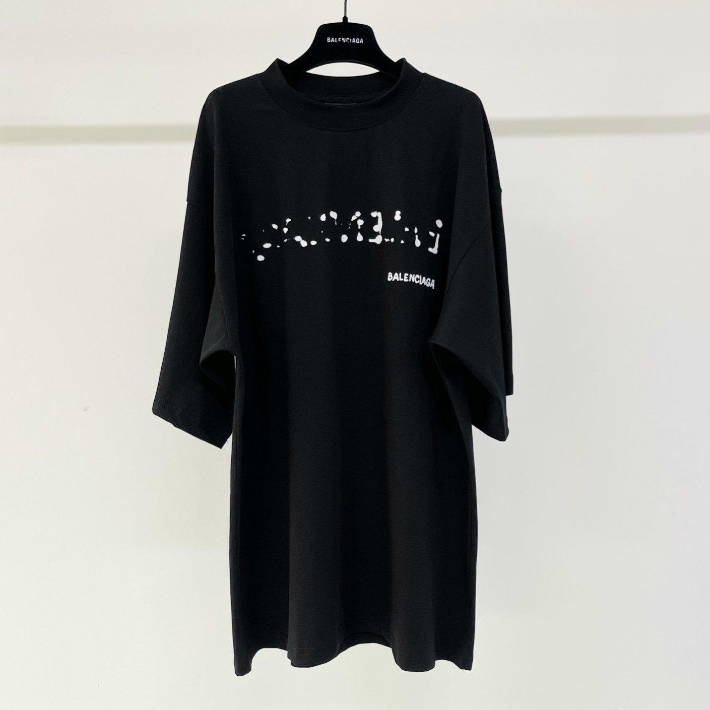 발렌시아가 프린트 코튼 반팔 티셔츠 790 Balenciaga T Shirt
