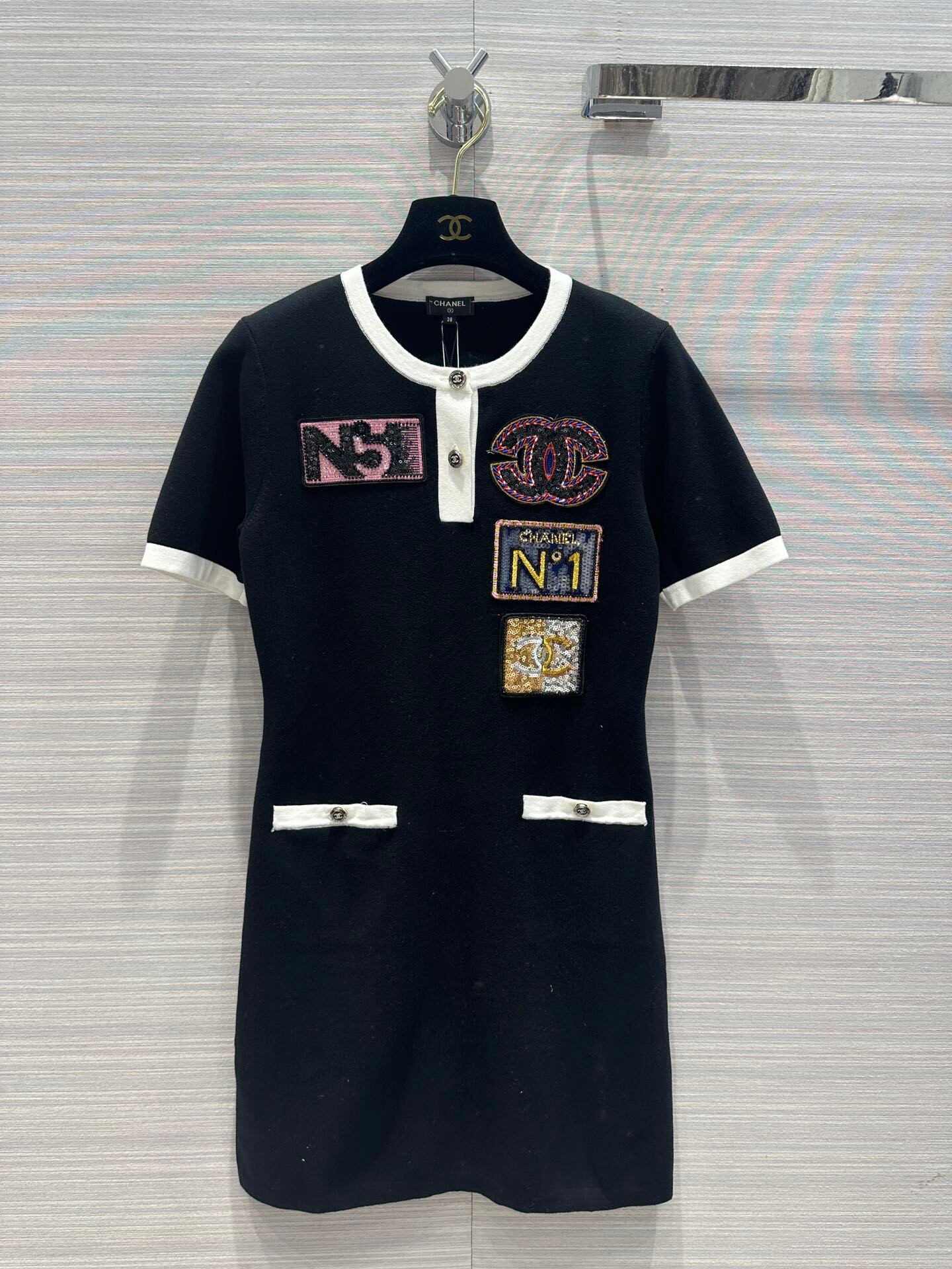 Chanel Clothing Dresses Embroidery