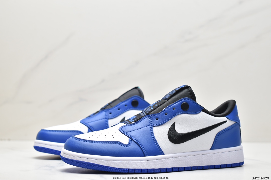 190 Nike Air Jordan 1 Retro Low Slip”Black Toe”迈克尔·乔丹aj1低帮篮球板鞋 AV3918-328