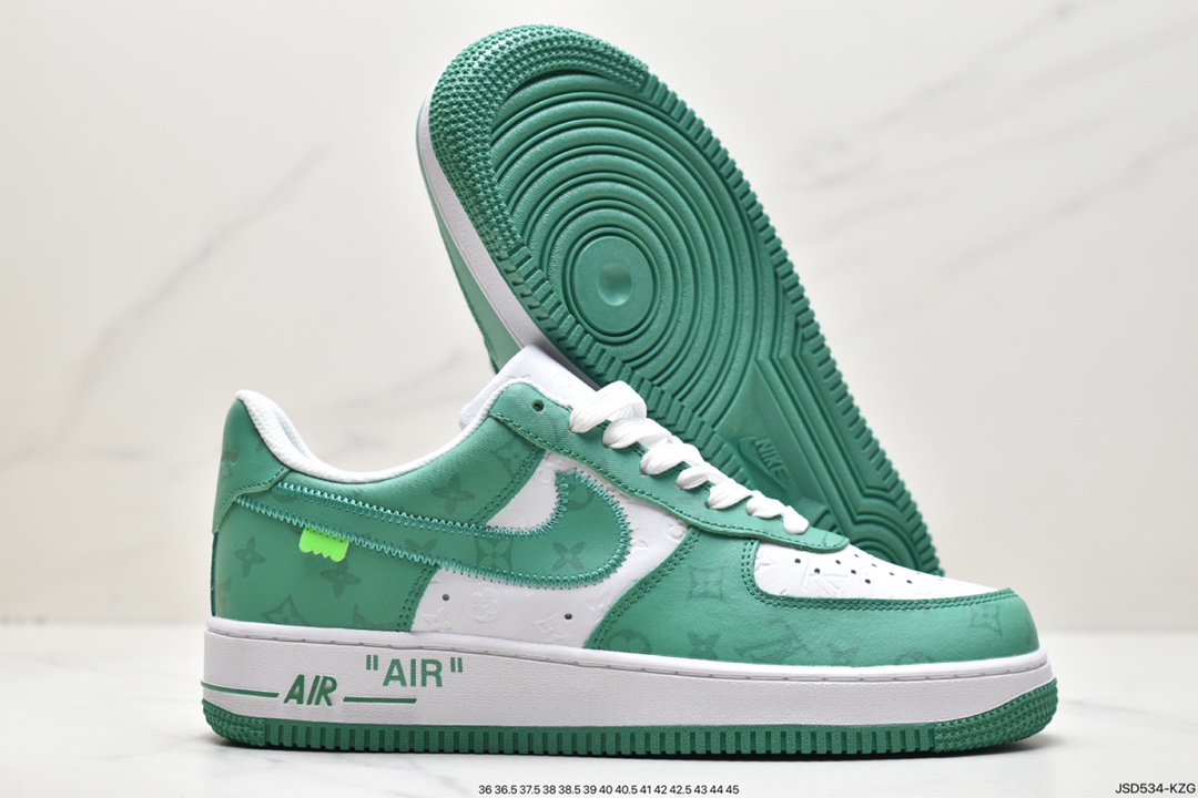 200 LV x Air Force 1 Low 联名白橙印花 IA9V9U