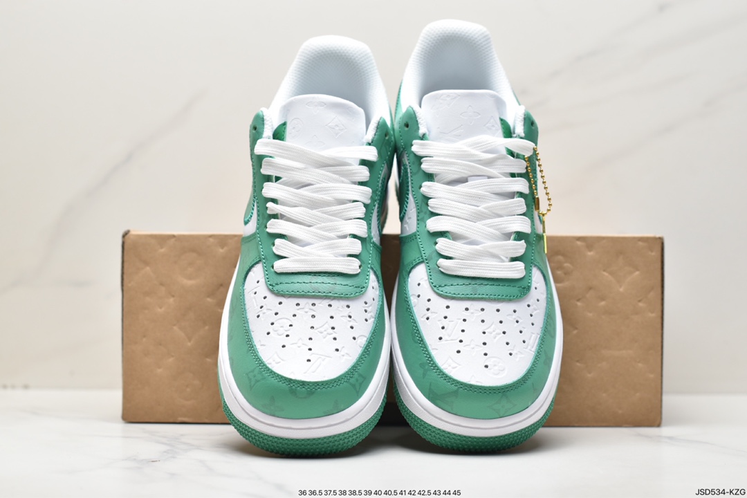 200 LV x Air Force 1 Low 联名白橙印花 IA9V9U