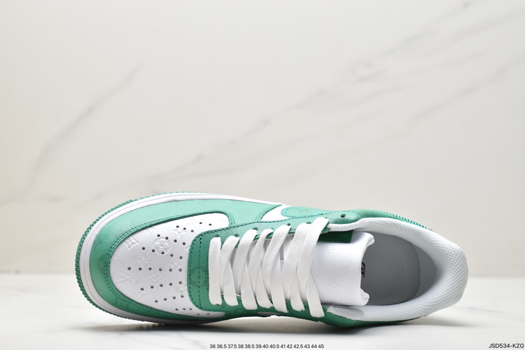 200 LV x Air Force 1 Low 联名白橙印花 IA9V9U