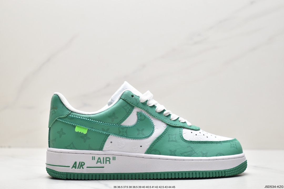 200 LV x Air Force 1 Low 联名白橙印花 IA9V9U