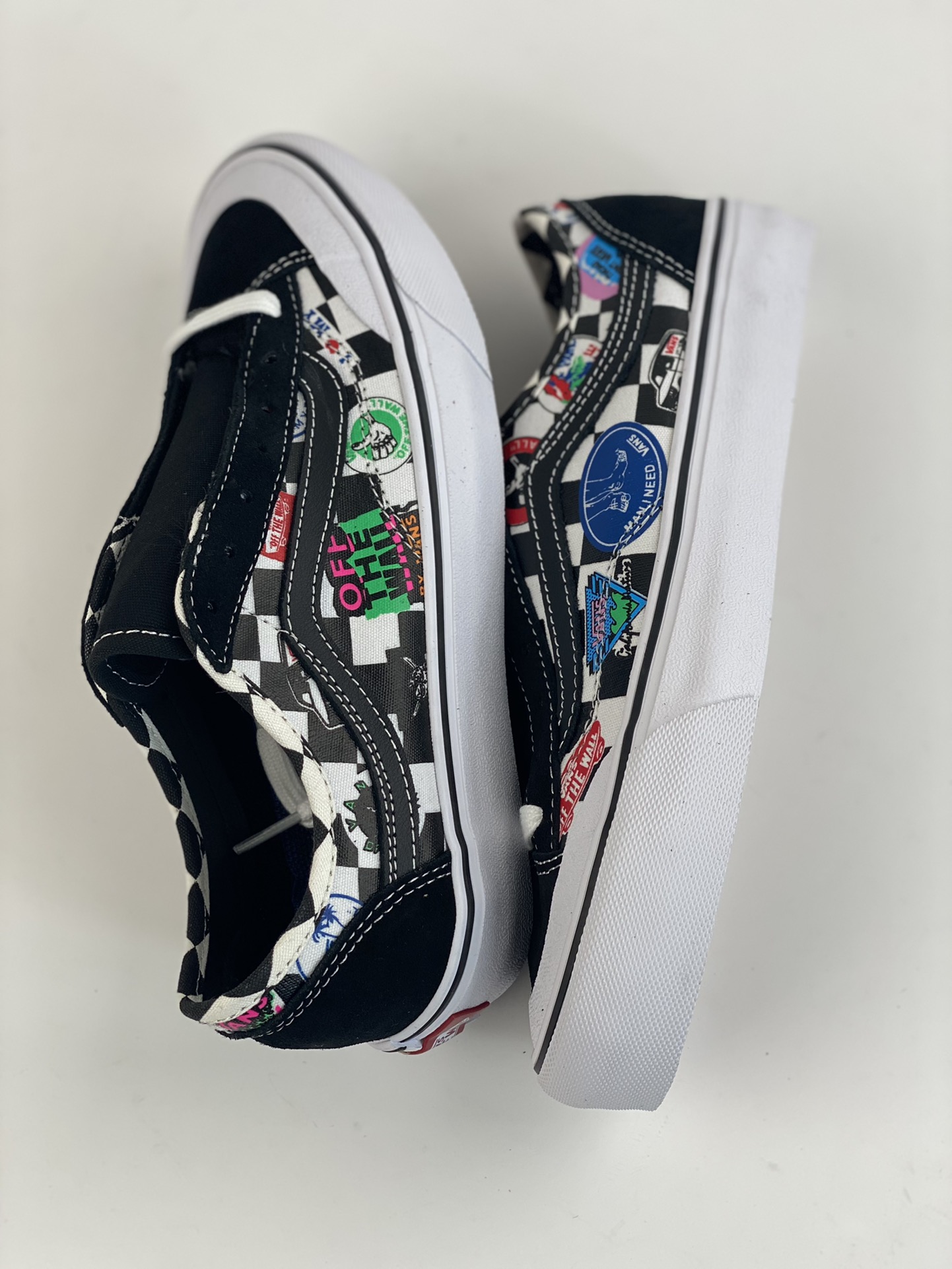 VANS Style 36 SF Retro Toe Print Unisex Couple Classic Casual Low-top Canvas Shoes