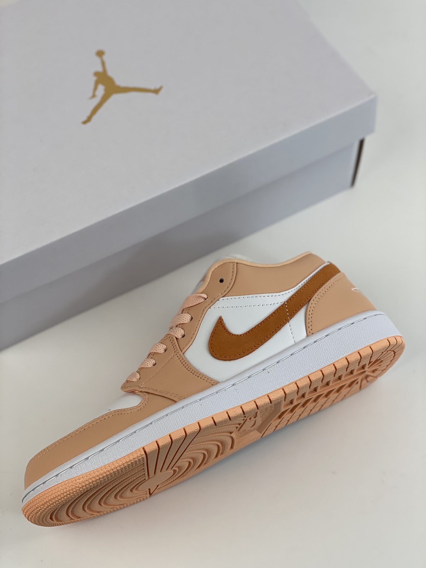200 Air Jordan 1 Low 日落橙白 AJ1乔1低帮休闲板鞋 DC0774-801