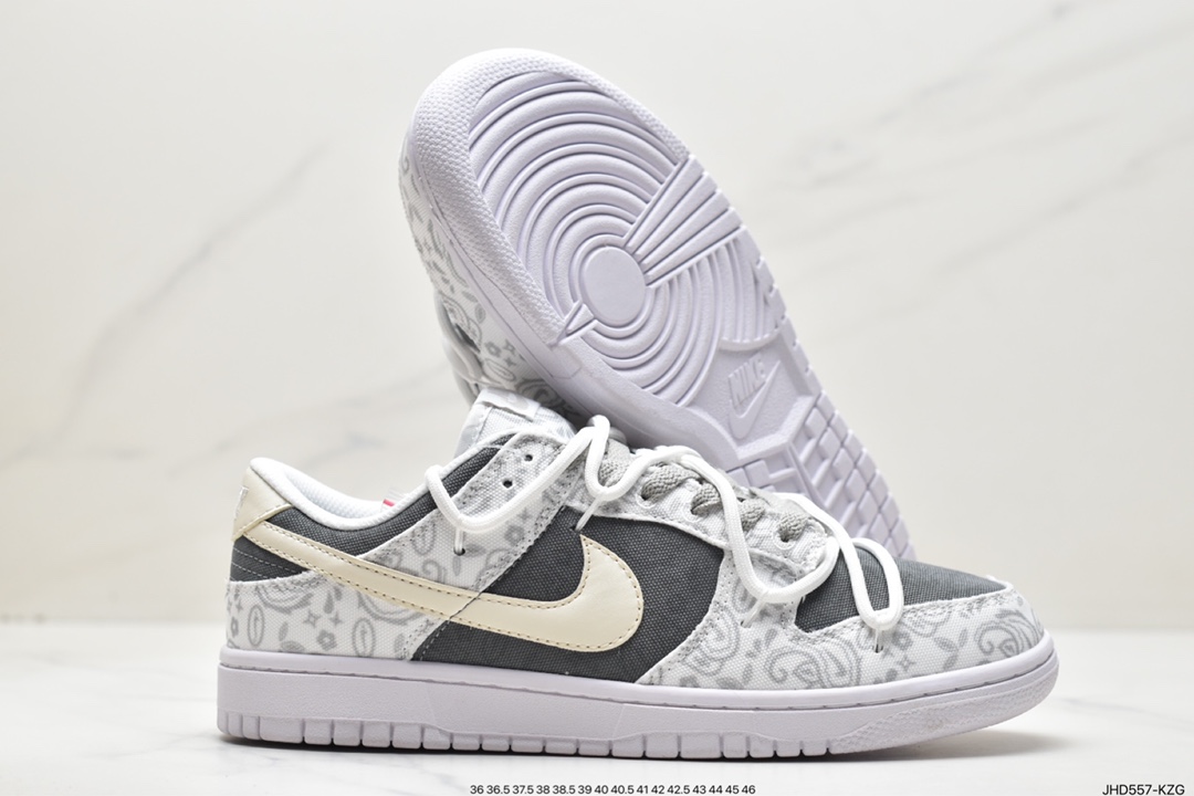 190 绑绳Off-White解构风定制，耐克Nike SB Dunk Low”Milk White/Pink/Smile”扣篮系列低帮休闲运动滑板板鞋 DD1503-017