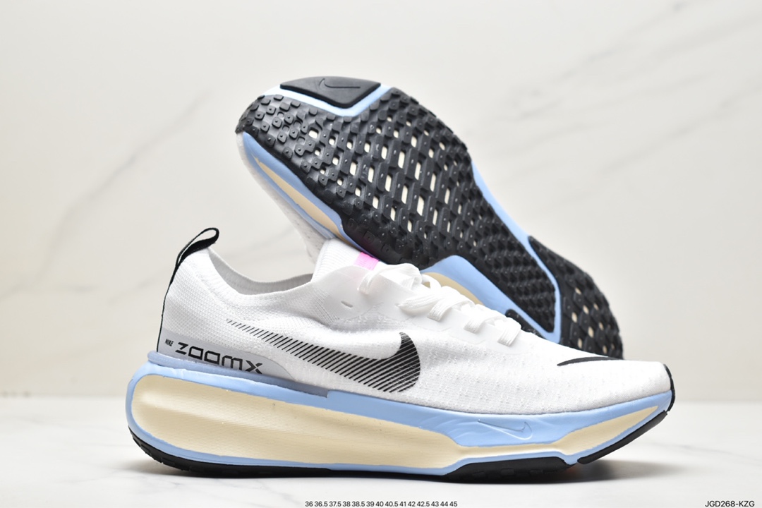 180 耐克Nike ZoomX Invincible Run Flyknit 3”Peacock Blue/Orange”不可战胜 DR2615-100