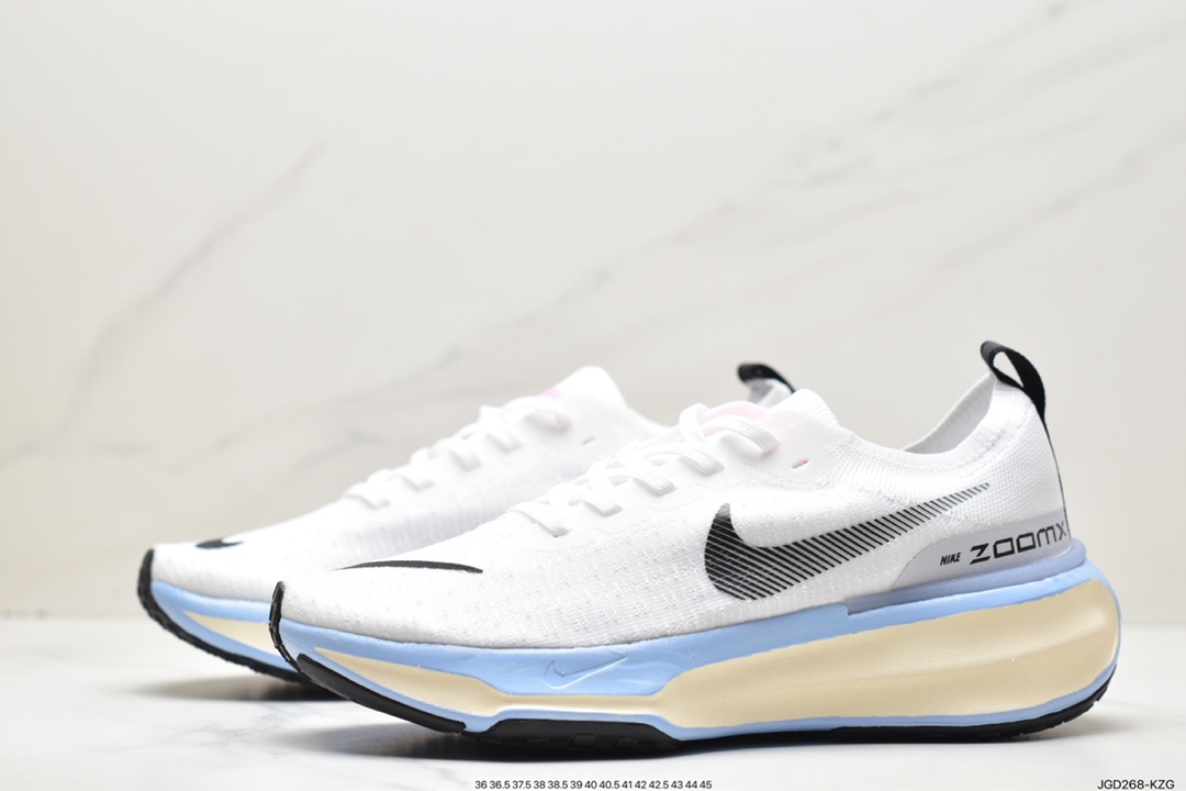 180 耐克Nike ZoomX Invincible Run Flyknit 3”Peacock Blue/Orange”不可战胜 DR2615-100
