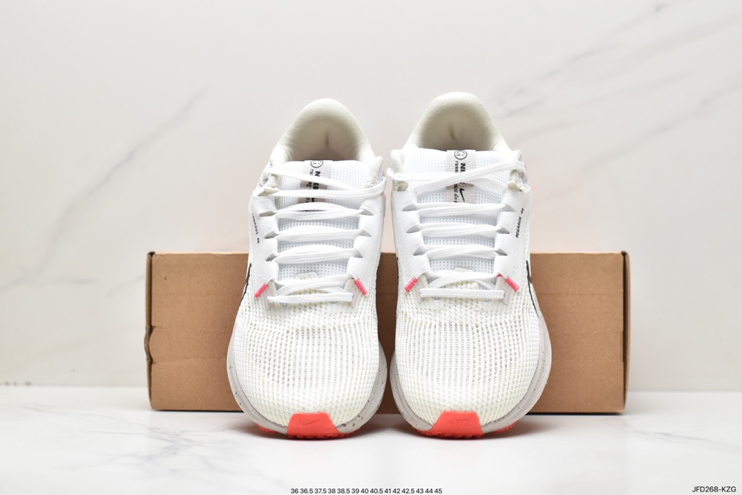 170 Nike Air Zoom Pegasus 40 Wide”White/Obsidian”40代超级飞马慢跑鞋“网织白桔红曜石蓝钩子”DV7480-100