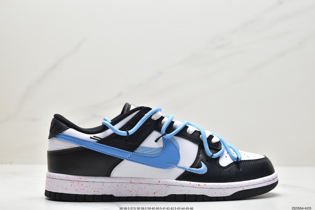 260 绑绳Off-White解构风定制 限定 耐克Nike SB Dunk Low”Milk White/Pink/Smile”扣篮板鞋 FD4623-131