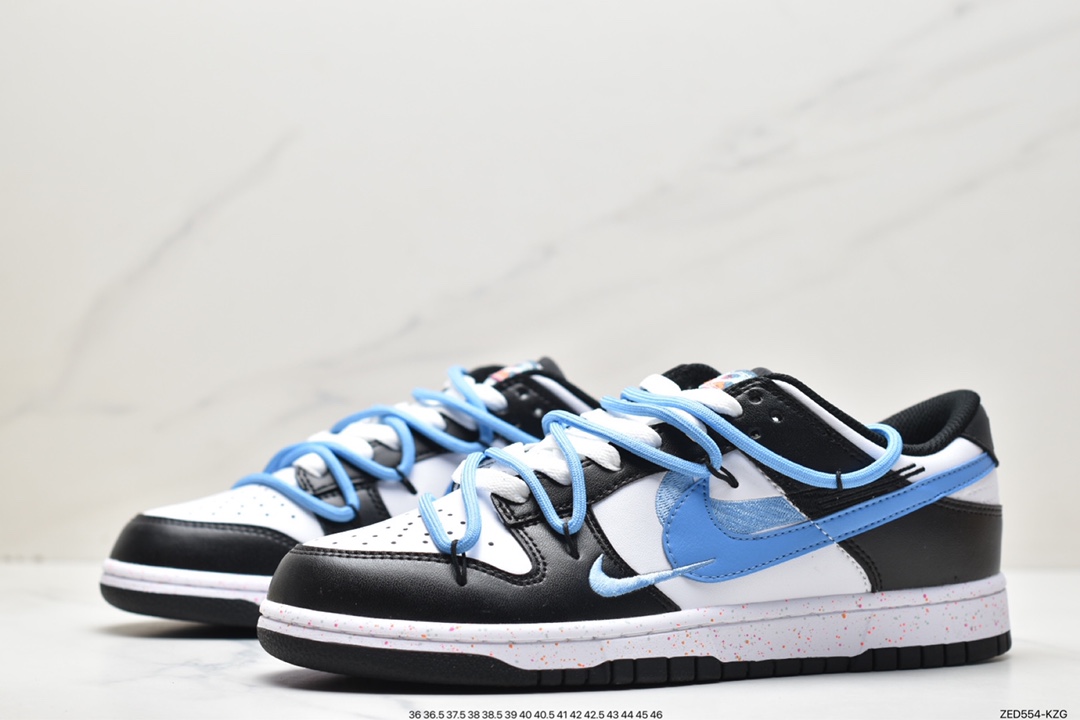 260 绑绳Off-White解构风定制 限定 耐克Nike SB Dunk Low”Milk White/Pink/Smile”扣篮板鞋 FD4623-131