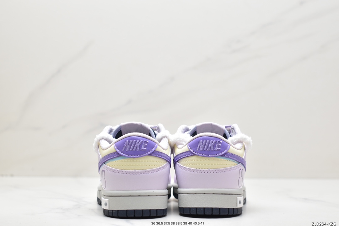 240 Nike Dunk Low 兔年限定 星黛露紫 定制版解构绑带休闲板鞋 DD1503-117