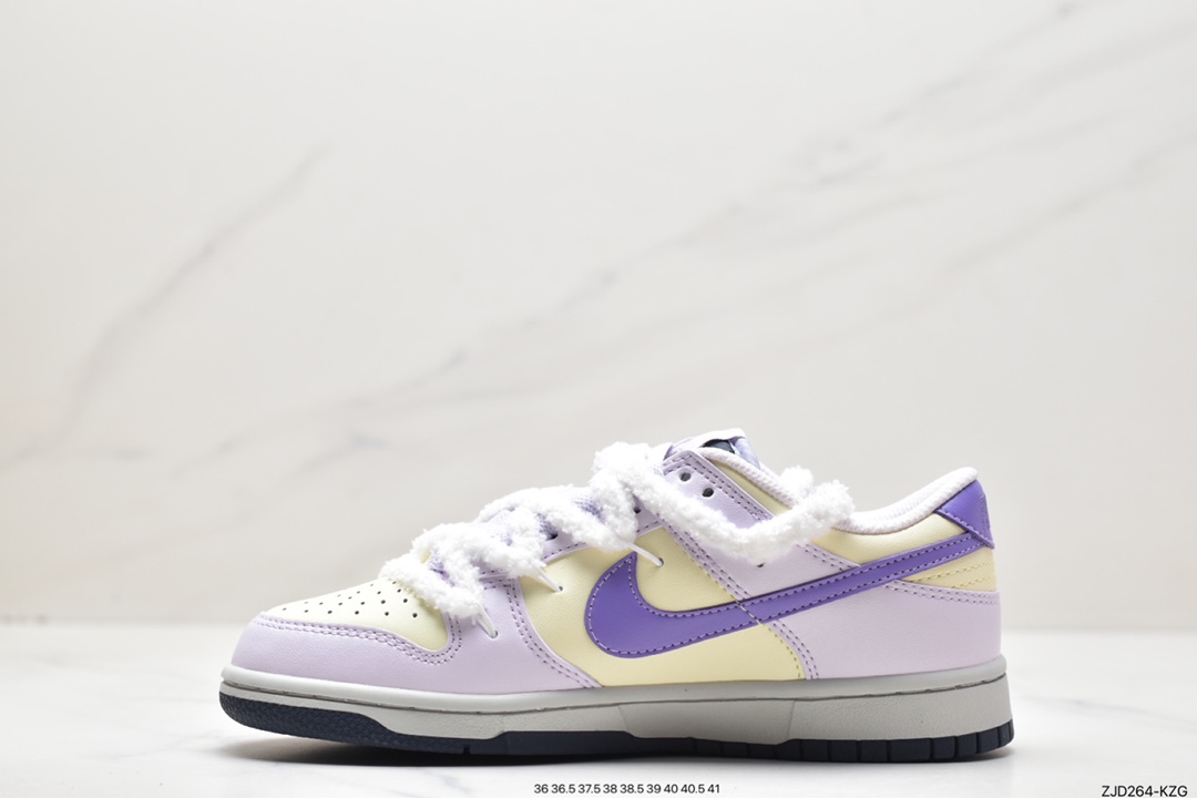 240 Nike Dunk Low 兔年限定 星黛露紫 定制版解构绑带休闲板鞋 DD1503-117