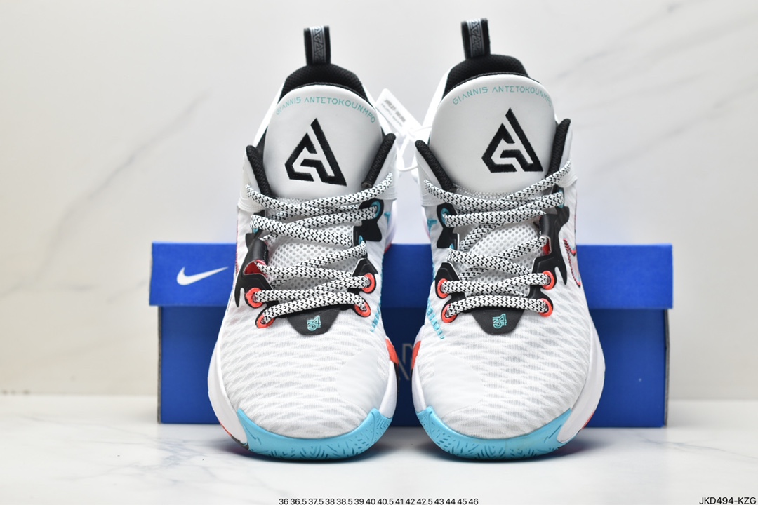 160 Nike Zoom Freak 3”Grey/Multi”字母哥三代低帮休闲运动篮球鞋 CZ4099-009