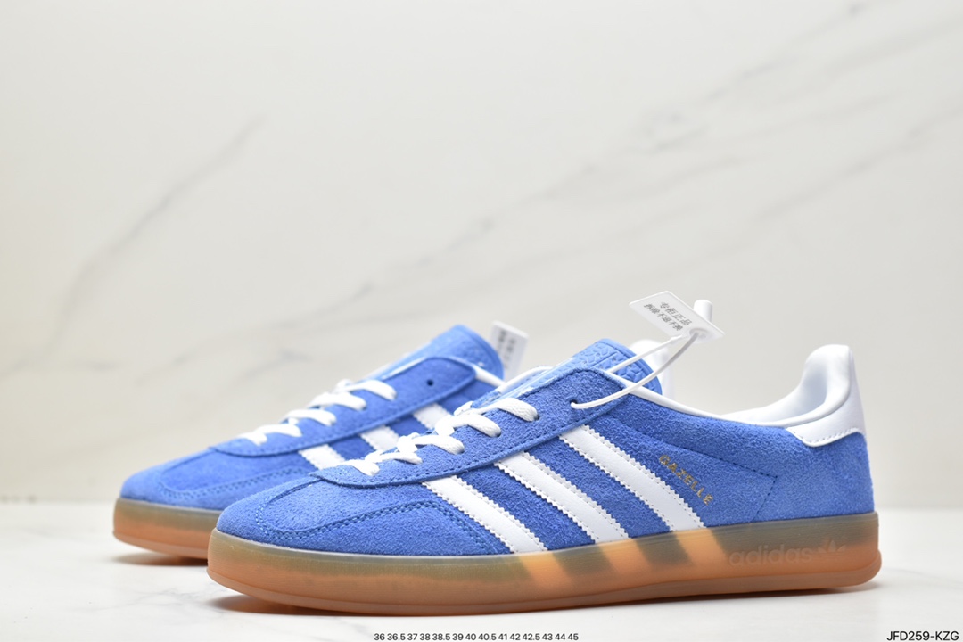 Adidas Originals Gazelle Indoor clover retro casual non-slip wear-resistant low-top sneakers HQ8717