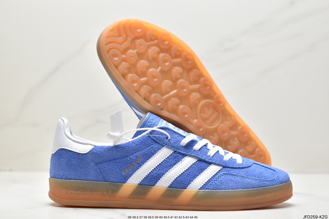 Adidas Originals Gazelle Indoor clover retro casual non-slip wear-resistant low-top sneakers HQ8717