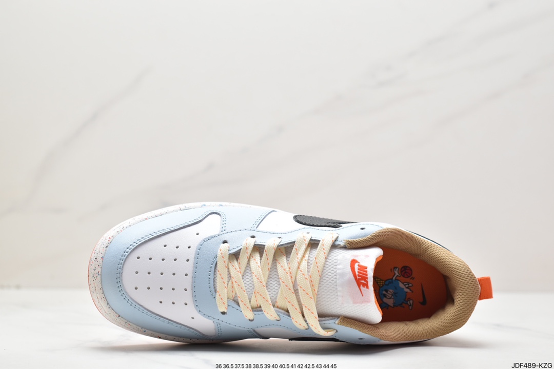 125 耐克NK Court Borough Low 2学院系列休闲运动皮革板鞋 DV1367-101