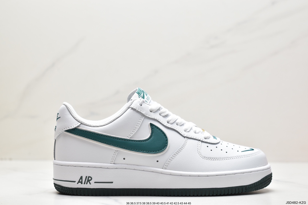 200 Nike Air Force 1 Low '07 “Swoosh”森绿小勾低帮空军一号休闲板鞋 CV5696-966