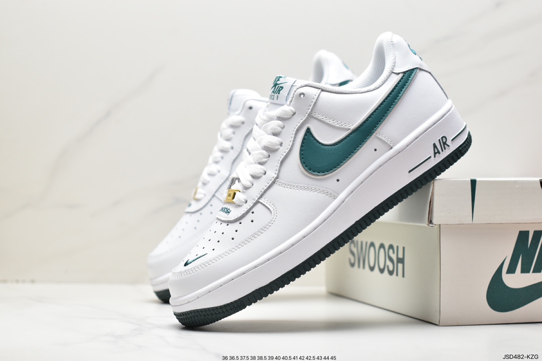 200 Nike Air Force 1 Low '07 “Swoosh”森绿小勾低帮空军一号休闲板鞋 CV5696-966