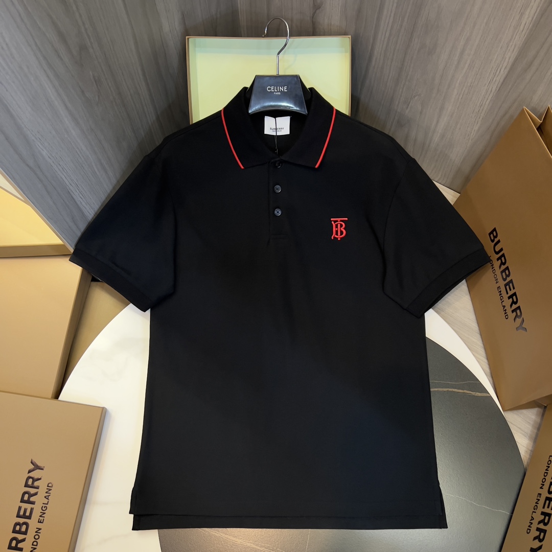 Burberry Flawless
 Clothing Polo Men Cotton Mercerized Casual