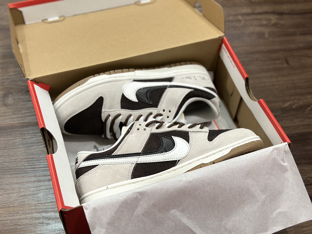200 NIKE SB Dunk Low 85黑白双勾 低帮休闲运动鞋  DO9457-108