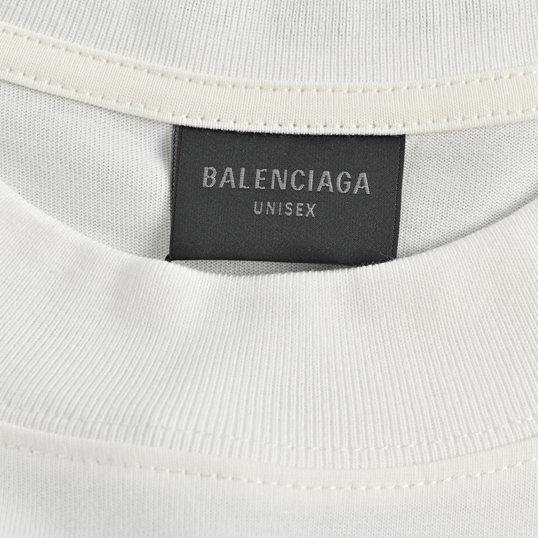 170 Balenciga/巴黎世家 23ss 情人节系列爱心印花短袖